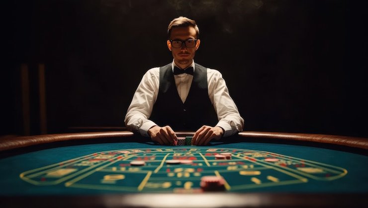 Ilustrasi fitur kontrol permainan bertanggung jawab pada aplikasi live casino 777luck